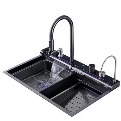 Wastafel Dapur LED Cerdas